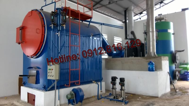 Nồi hơi đốt than công suất 4 tấn/h